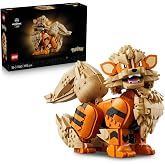 LEGO Pok&eacute;mon Arcanine 72160 | Yetişkinler i&ccedil;in Duruşu Ayarlanabilir Fig&uuml;r İ&ccedil;eren Koleksiyonluk Model Yapım Seti, Hediye Fikri