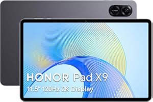 HONOR Pad X9 Tablet, 4GB 128GB, 11.5 Cal 120Hz 2K Fullview Display, Qualcomm 6nm Snapdragon 685, 6 głośników, 7250mAh Bateria, Metalowy korpus, Android 13, Google Service, Szary