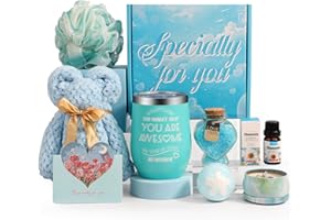 TOPPTIK Bath Sets Pamper Gifts for Women, Self Care Package for Her Get Well Soon Gifts, Pamper Hampers Kit for Women, Relaxing Spa Set Wellbeing Womens Gift Sets for Mum Girls Friends Wife Sister Colleague
