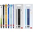 Trousse Legami Panda Lot 7 Stylos Gel Effaçables LEGAMI - 0.7mm + Trousse - Motifs Animaux - Couleurs Assorties Stylo Legami Animaux