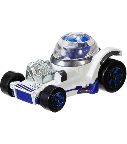 Hot Wheels Samochód postaci Star Wars 2-pak, C-3PO i R2-D2