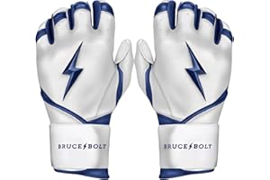 Bruce Bolt Chrome Series Long Cuff Batting Glove