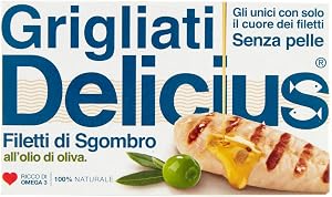 Delicius Scatola Filetti di Sgombro Grigliato o/oliva 90g