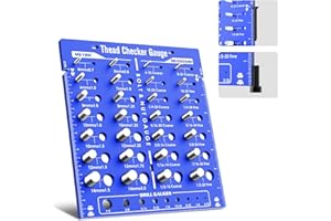 Dolenor Nut and Bolt Thread Checker Blue