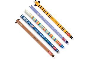 enole Legami-Pen Bundle - Ensemble de 5 stylos gel effaçables comprenant l'abeille, l'hippopotame, l'astro, le lama et l'ours en peluche