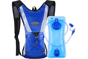 KUYOU Hydration Pack,Hydration Backpack with 2L Hydration Bladder Lightweight Insulation Water Pack for Running Hiking Riding Camping Cycling Climbing Fits Men & Women
