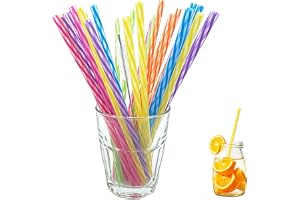 Set med 30 återanvändbara sugrör i plast, 24 cm, med sugrörsborste, plastsugrör för smoothies, juice, cocktails, varma drycker