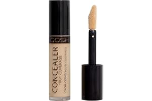 ‎GOSH GOSH Concealer High Coverage 003 Sand für optimale Deckkraft Iflüssiges Make-Up, deckt Augenringe, Rötungen, Unreinheiten zuverlässig ab I Highlighting & Contouring I Falten wegschminken IVegan