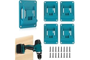 PENCHUAN 5 Stück Elektrowerkzeug-Wandhalterung für Makita 18V Elektrowerkzeug, Schrauber Werkzeug Halterung mit Schrauben, Werkstatt Bohrerhalter für Elektrowerkzeuge Halter für Werkstatt, Garage, 14.4/18V