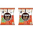 Tata Salt 1kg (Pack of 2) – Vacuum Evaporated Iodised Salt – Iodine Guaranteed - Combination That Aids Proper Mental and Physical Development.