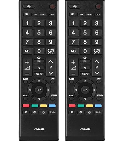 Télécommande Neuve Pour Téléviseurs Toshiba - Modèles CT-90326, 32RV623D, 625D, 626D, 633D