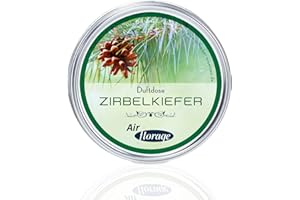 Florage Raumduft ZIRBELKIEFER Duftdose Duftöl Duftgel Aroma Lufterfrischer - Schonende Alternative zu Duftkerzen und Diffusoren