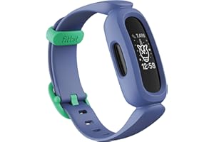 Fitbit Tracker aktywności Ace 3 dla dzieci z animowanymi tarczami zegara, żywotnością baterii do 8 dni i wodoodpornością do 50 m