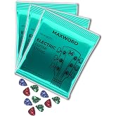 Maxword GT-Electric-3X Kaliteli elektro Gitar Teli 3 Takım Set (10 Pena Hediye)