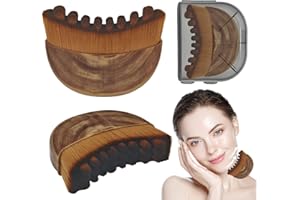 EXATTA Cepillo Facial de Contorno Linfático,Cepillo Drenaje Linfatico Facial,Lymphatic Contour Face Brush,Cepillo Facial de Cepillado en seco,masajeador for Aliviar la Fatiga, escultura de barbilla