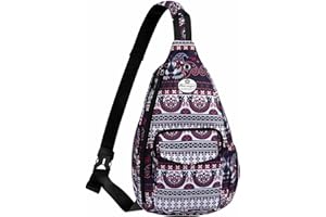 HUA ANGEL Zaino Monospalla Multitasche Uomo Donna Sportivo Borsa Piccola A Tracolla Sling Con Zip Leggero Petto Borsa Crossbody Zaino Spalla Antifurto Da Viaggio Lavoro Outdoor Ciclismo Moto