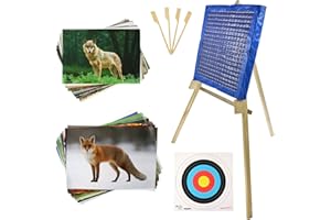 ‎BSW STRONGHOLD EINSTEIGERSET | Zielscheibe aus Stroh - inkl. Ständer und Auflagen für Pfeil und Bogen, Bogensport, Bogenschießen