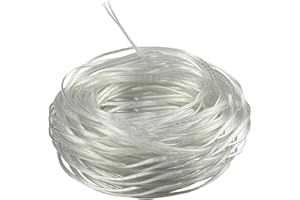 ZoZoMaiy 30 m PCW, elastyczny kabel, przezroczysty, 2-żyłowy kabel zasilający, przezroczysty, PCW, elastyczny, przezroczysty, płaski, średnica zewnętrzna 1,6 x 3,2 mm, do urządzeń gospodarstwa