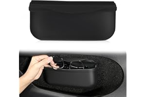TDHLW Versteckte Aufbewahrungsbox Brillenhalter Organizer Silikon Mittelkonsolenablage Aufbewahrungsbox für Tesla Model 3 Model Y 2016-2022