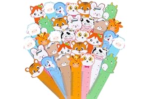 BIVBWQU 50 Pezzi Segnalibro Bambini Animali Coloratissimi, Segnalibri Fumetto Colorati Divertent-A