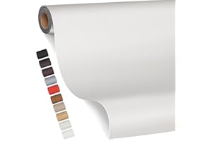 FBKOQKU Patch de Réparation en Cuir, 80 x 200cm Reparation autocollant cuir, Patch Cuir Auto-adhésif rénovation pour Canapé, Siège, Vestes, Artisanat（Blanc）