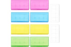 10 PCS 18650/16340/CR123A Plastic Battery Case, KUOQIY Cell Battery Storage Case Holder Box, Multifunctional Battery Holder, for 18650 CR123A 16340 Battery (5 Colours)