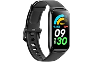 Septoui Smartwatch Uomo Donna, 1.47'' Orologio Fitness Contapassi Polso Cardiofrequenzimetro SpO2, IP68 Impermeabile Activity Tracker Sonno, 100+ modalità Sportive Smart Watch per iOS Android