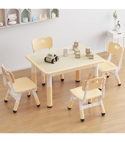 Table réglable en hauteur pour enfants, famille, bébé, écriture, étude, jeu à la maternelle Comnenir - Chine Table et chaise pour enfants, table et chaises pour enfants