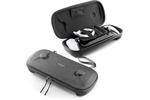 Spigen Funda Klasden Pouch Compatible con PlayStation Portal Remote Player, Estuche rígido de Viaje para PS Portal - Gris Carbón
