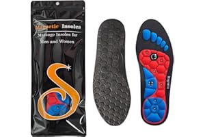 Ptyism Plantillas de Acupresión Magnética（rojo y azul丨40-43） Plantillas Magnéticas,Magnetische Einlegesohlen丨Las Plantilla de Acupresión，Reducir la Presión Del Pie.