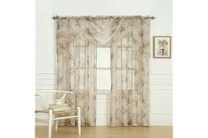 Laura Ashley Stowe wodospad do obróbki okien falbana, 91 x 113 cm, wielokolorowa