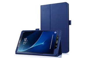 Sotefe® Etui Samsung Galaxy Tab A6 7.0'' Hülle - Flip Cover Case Schutzhülle Tasche Hülle für Samsung Galaxy Tab A 7.0 2016 SM-T280/T285 - Dunkelblau