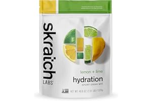 ‎SKRATCH LABS Skratch Labs | Sport-Hydrationsgetränkemischung, Zitrone-Limette (46,5 oz, 60 Portionen)