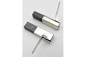 KRAFTFELD 1 paio di spazzole di carbone per Black & Decker LC,CS 30,35,D40,GK 30,31,35,40,43,425,430,1200,1300,GW 200,225,250,LS 1500,MC1B, MC2B, MC3B,MC3B,MC4B, MC4B,