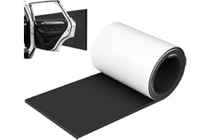 AiQInu Paracolpi Garage, Protezione da Muro per Pareti di Garage, 20cm x 2 m x 6mm Adesivi Gommapiuma e Ammortizzanti Protettiva per Paraspigoli Muro, per Garage, Parcheggi Degli Hotel