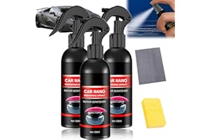 GIENSLRU Nano Car Scratch Repair Spray, Car Scratch Repair Nano Spray, Car Scratches Repair Nano Spray, Nano Car Scratch Removal Spray, Fast Repair Scratches for Cars (3 PCS, 120ML)