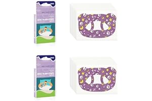 Joynine 60PCS Night Mouth Tapes, Respira por la Nariz, Reduce los Ronquidos, Mejora el Sueño, Parches Seguros e Hipoalergénicos, Cinta Bucal para Dormir - Mouth Tape for Sleeping