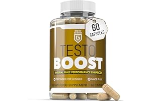 MOOVWELL Testo Boost Natural Testosterone Support Supplement for Men x 60 Capsules - Natural Male Enhancing Supplement - Boost Energy, Strength & Vitality - Food & Herbal UK Made