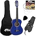 Tiger CLG4-BL Guitare Classique 3/4 Bleue