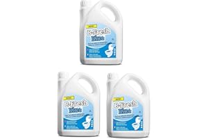 CASELLATO 3 PEZZI - LIQUIDO FLUIDO B-FRESH BLUE DA 2 LITRI - ELIMINA CATTIVI ODORI - IDEALE PER WC PORTATILI E CAMPER
