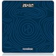 HomeBasic Digital Weight Machine for Body Weight 180kg | Weighing Scale for Home, Step-On Technology, LED Display with Temper