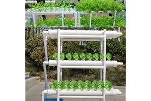 WSIKGHU Hydroponic Growing System Hydroponic System Grow Kit 108 Plant Sites 3 strati Verticale Costruzione Idroponica Impianto Vegetable Hydroponic Grow Kit Plant Sites Plant Vegetable Tool
