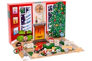 BRIO World Collectable Limited Edition 2024 Christmas Advent Calendar for Boys and Girls Age 3 Years Up