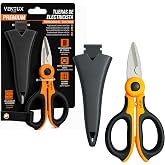 Electric Wire Stripper Scissors &ndash; 1 Units | Stainless Steel | Clip Case | PP+TPR non-slip handle &middot; 1 pcs