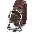 Zacharias Men's Nylon Fabric Army Tactical Solid Buckle Belt (Free Size) (Pack of 1)