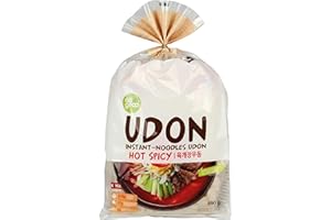 ‎ALLGROO Allgroo Udon Instantnudeln - würzig-scharfe Udon Suppe, schnelle Zubereitung - enthält 3 Portionen - 1 x 690 g