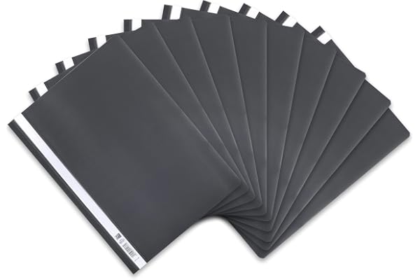 Elba 100742 mappmapp A4-pack med 10 tillverkade av plast modern 31 x 22,8 x 0,3 cm