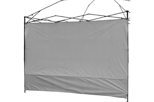 NINAT Canopy Sunwall 3M Sunshade Privacy Panel for Gazebos Tent Waterproof Sun Wall for Straight Leg Gazebos, Sidewall Only (Canopy Frame Not Included)