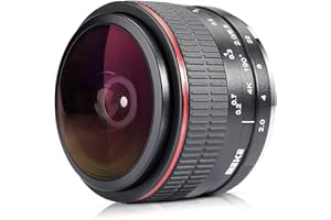 Meike Optics MK 6,5 mm f2.0 Fisheye obiektyw ultraszerokokątny do Sony E-Mount