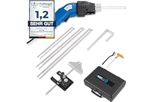 BAUTEC Styroporschneider Styrocutter 250W DX » Dauerbetrieb » Set 12 (gerade Klinge 150+200+250mm | Nutenschneide eckig | Führungsschlitten) » Handschneider » Heißschneider » Hartschaumschneider
